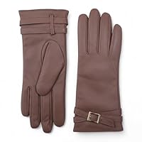Infinity Leather Women’s Italian Leather Winter Driving Gloves – Soft Premium Leather, Warm Wool Lining, Touchscreen Compatible, Water-Resistant – Elegant Ladies Gloves