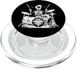 Photo Gallery scheletro percussionista batterista rock & roll music drum popsockets popgrip per magsafe Photo Gallery scheletro percussionista batterista rock & roll music drum popsockets popgrip per magsafe