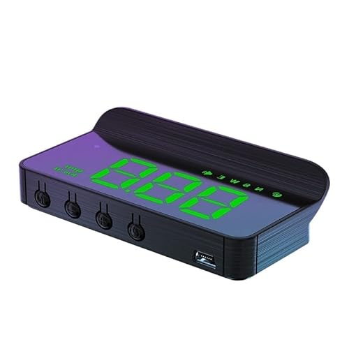 Car HUD Head-Up Display, Speed Display, Multi-Function Instrument Wireless Projector