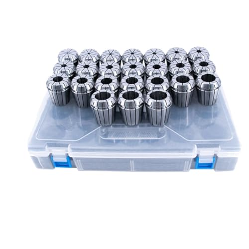 1Set ER11 ER16 ER20 ER25 ER32 ER40 Spring Collet AA 0.005mm CNC Milling Tool Holder Engraving Machine Lathe(ER40-24PCS)