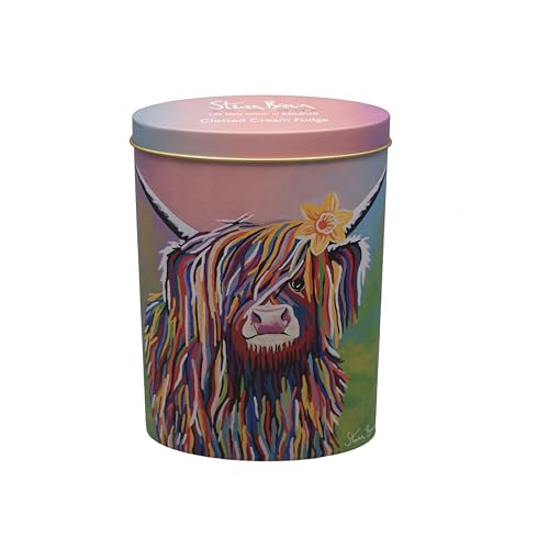 Gardiners of Scotland Handmade Fudge, Steven Brown -Marie McCoo Clotted Cream Fudge 8.8 Ounce Tin