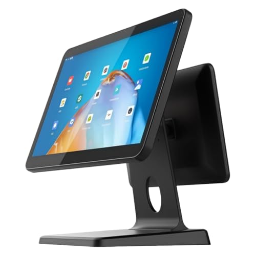 Deerou�y�V�o��z���W�X�^�[ ���@�\ �d�q�L���b�V�� ���W�X�^�[ �A15.6�C���` + 11.6�C���`�̃f���A���X�N���[���^�b�`�X�N���[���APOS�I�[���C�������A �������/����/���X�g�������� (Windows��,�u���b�N �f���A���X�N���[���i���{��