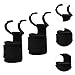 QSTDGVPW 2X Weight Lifting Hooks Weight Grip Lifting Wrist Strap Gym Glove for Powerlifting Rows