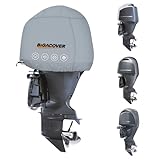 Outboard Motor Cover for Yamaha F150 F175 F200 Outboard Motor Cover, Waterproof Heavy Duty 600D Oxford with Cotton Lining Fade Resistant Boat Engine Hood Cowling Cover(B-Series)