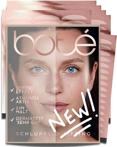 BOTÉ - BOTÉ Lot de 288 bandes pour paupières invisibles et respirantes (L) – Bandes de lifting des paupières pour des yeux brillants – Autocollants anti-paupières – Bandes anti-paupières – Dermatest « très