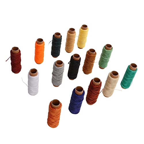 Hilo encerado para coser cuero, 15 colores, 50 m miniatura 3