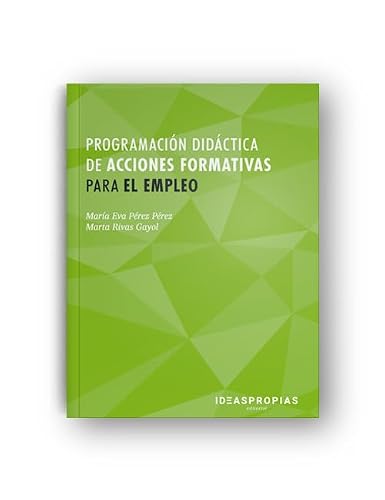 Programación didáctica de acciones formativas para el empleo (Servicios socioculturales