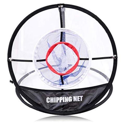 Auivguiv Pop Up Golf Chipping Net | Outdoor/Indoor Golfing Target Accessories And Backyard Practice With Foam Training Balls For Accuracy And Swing Practice, Portable Cover