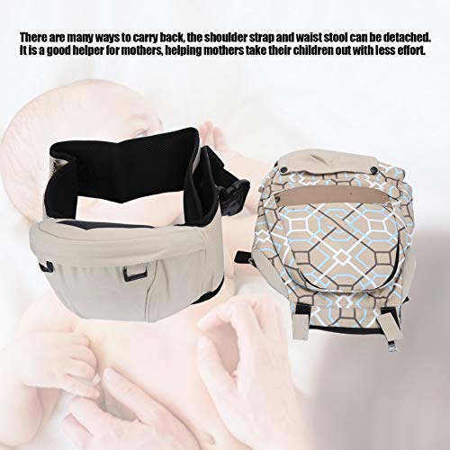 Draagzak Heupdrager Ergonomische Taille Kruk Babydrager Voorkant Pasgeboren Sling Wrap Katoen Comfortabele… - Image 6