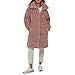 Levi's Women's Long Length Quilted Sherpa Jacket, Mauve, Medium