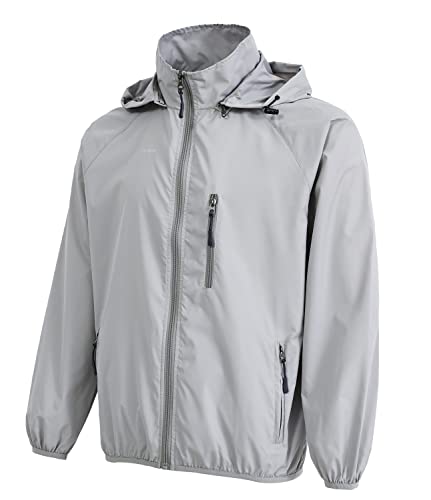 Image of Men's Lightweight Waterproof Jacket Packable Windbreaker