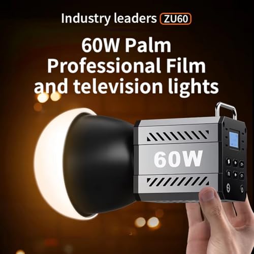 Foco LED COB de 60W para estudio fotográfico con temperatura regulable de 2700-7500K 3