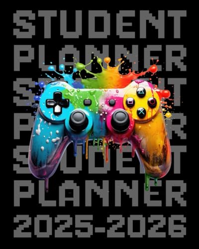 Student Planner 2025-2026 Gaming: With Weekly & Monthly Spreads, To-Do List, Habit Tracker & Homework Organizer for Middle and High School Students | ... for Video Games Lovers in Back to School image 2