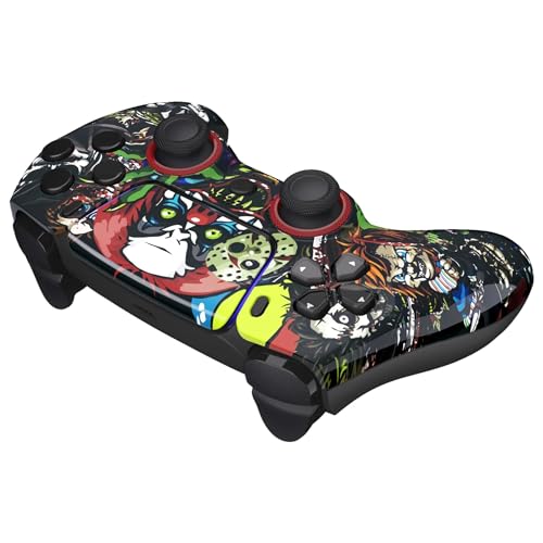 Image of Custom Controllerzz Custom Wireless Controller Compatible with PS5 - Multiple Designs Available (PS5 Scary Party)