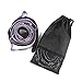 Sawpy Yoga Stretch Strap - Cinturón de Resistencia de Cintura para piernas Yoga aéreo con Asas de Agarre Ejercicio de Fitness Cuerda de Gimnasio 8 pies de Largo y 1.57 Pulgadas de Ancho