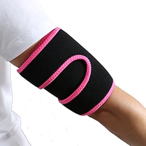 Yosoo Health Gear Bicep Tendonitis Brace Upper Arm Compression Sleeve, Adjustable Elbow Brace Upper Arm Support Wrap Breathable Triceps Muscle Support for for Exercise Work