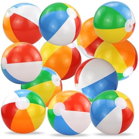 RNBEVANSANNE 13 Pack Colourful Beach Balls Cover