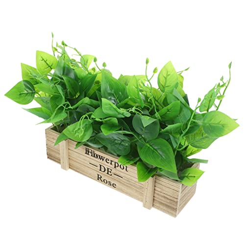 Amosfun Artificial Bonsai Plant Ornament Large Fake Bonsai for Garden Decor Spring Table Centerpiece