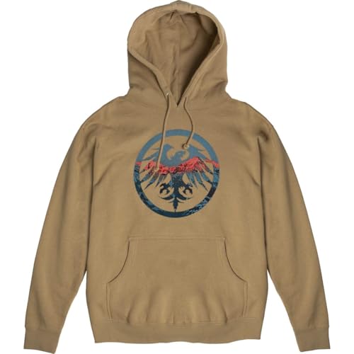 Never Summer Men's Pullover Hooded Sweatshirt
