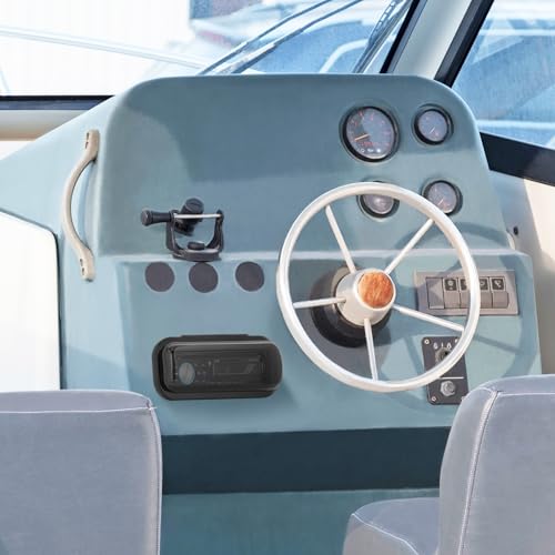 Pyle Marine Stereo Radio Receiver Speaker Kit - 200W Wireless Receiver and 150W Waterproof 6.5” Speakers, Hands-Free Talking, CD/MP3/USB/SD Player, AM/FM Radio, for Boat & Off-Road Vehicles