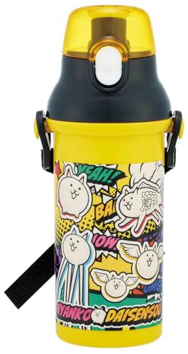 �X�P�[�^�[(skater) �q���p ������ ���� �v���X�`�b�N 480ml �����v�b�V���J�� �H��@�Ή� ���{�� �ɂ�񂱑�푈 26 �j�̎q ���̎q PSB5SAN-A