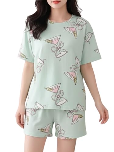 SMOWKLY Korean Night Dress || Shorts Set ||Korean Nightsuit || Wo...
