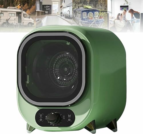 VYUJHNBG Secadoras Compacta De Ropa Portátil Secadoras, Máquina De Secador De Caída Pequeña Inteligente, Adecuada para Apartamentos, Dormitorios, Vehículos Recreativos
