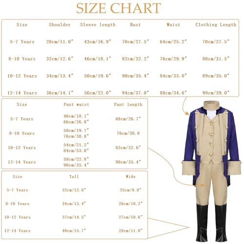 Disfraz de George Washington para niños miniatura 6