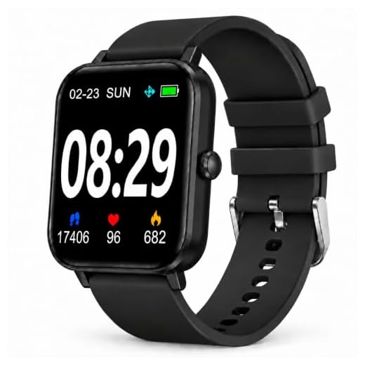 Smart Watch for Men Women SmartWatch 1.83" for iPhone Samsung Android Phone Compatible, Fitness Tracker Watch with Pedometer, Heart Rate/Sleep Monitor, Blood Oxygen, IP68 Waterproof