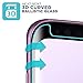 Tech Armor 3D Curved HD Clear Ballistic Tempered Glass Screen Protector Designed for Samsung Galaxy S9 (2018) 1 Pack