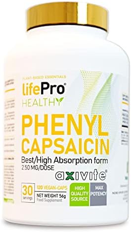 Life Pro Phenyl Capsaicin 120 Capsulas Veganas | Suplemento a bas...