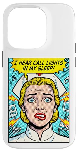 Funny Nurse Life ���g�� �R�~�b�N I Hear Call Lights In My Sleep �X�}�z�P�[�X iPhone 14 Pro �p
