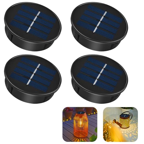 Panneau solaire de rechange pour lanternes d'extérieur illuminez vos soirées d'été lot de 4