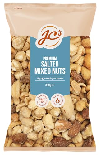 J.C.’s Quality Foods Salted Premium Mixed Nuts, 350 g