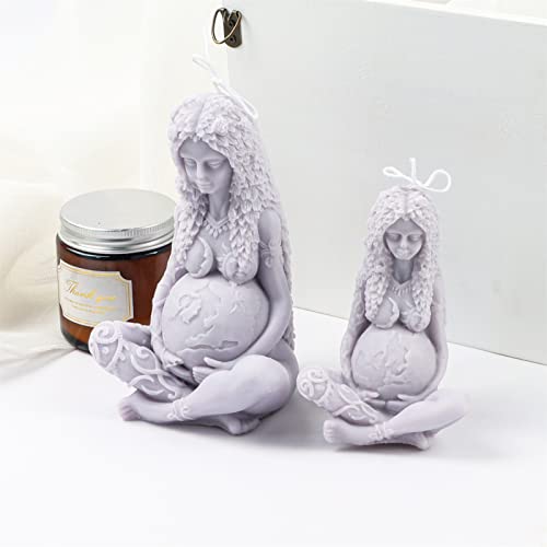 Silicone Molds, Candle Making Molds, Exquisite Goddess Mother Earth Female Body Shape Craft Art Silicone Scented Candle Molds Or Craft Soap Molds - Candle Making Supplies (Small) #TOP5