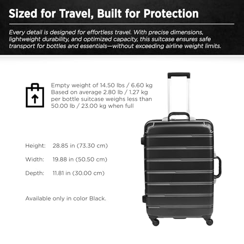VinGardeValise 12-Bottle Wine Suitcase