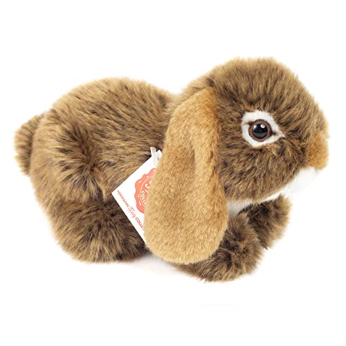 Teddy Hermann 93729 Widderkaninchen braun 18 cm, Kuscheltier mit idealem