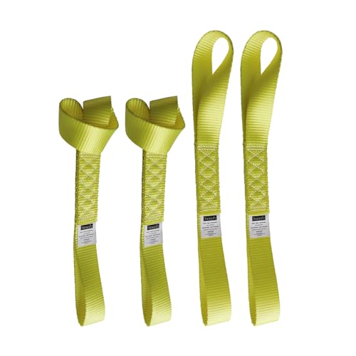 Yuoneiy Soft Loop Tie Down Straps (4PK) Heavy Duty Motorcycle Tie Down Straps Loop Straps 1.5 x 18 x 10 000 LBS for ATV UTV Trailer