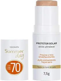 Odorata - Protetor Solar Stick com Cor Ultraleve FPS 70-7,5g
