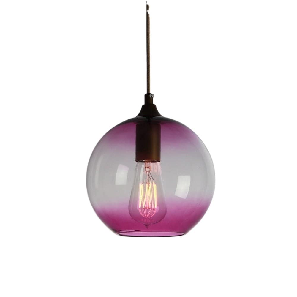 Plafonnier gradient verre lampe suspension moderne réglable E27 cuisine