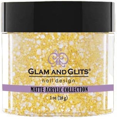 Glam And Glits Matte Acrylic Powder - 1 Oz (Honey Meringue - MAT614)
