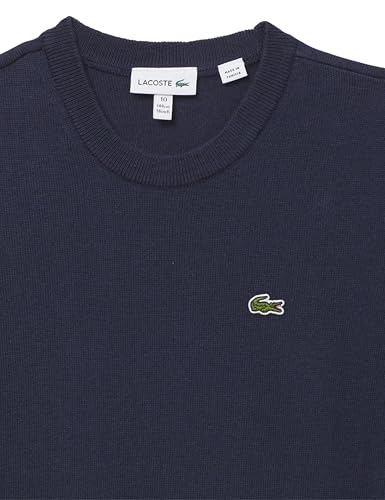 Lacoste Boys' Cotton/Merino Blend Sweater3