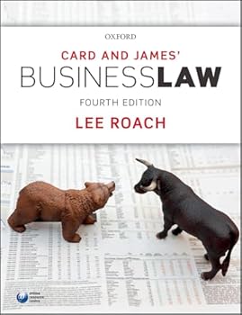 Paperback Card & James' Business Law Book