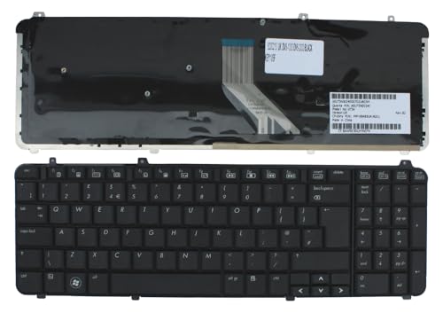 Keyboards4Laptops Reino Unido Negro Teclado de Repuesto para Ordenador portátil Compatible con HP Pavilion dv6 2160es