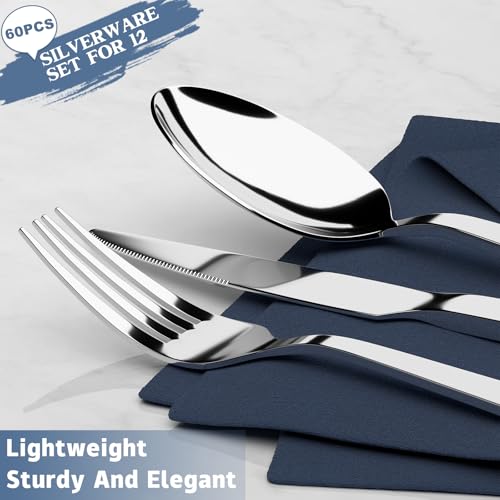 60-Piece-Silverware-Set-For-12-Stainless-Steel-FlatwareTableware-Set-Include-SpoonsForksKnives-Yoehka-Mirror-Polished-Cutlery-Set-For-Home-Kitchen-Restaurant-Hotel-DurableDishwasher-Safe