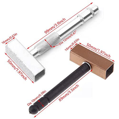Trolleyshop 2Pcs Diamond Stone Dresser Grinding Wheel Dresser With Flat Diamond Coated Surface For Truing Grinding & Deburring Wheels Dressing Bench Grinder Tool thumb #1