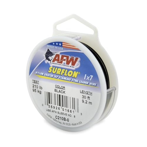 Image of American Fishing Wire Surflon Nylon Coated 1x7 Stainless Steel Leader Wire
