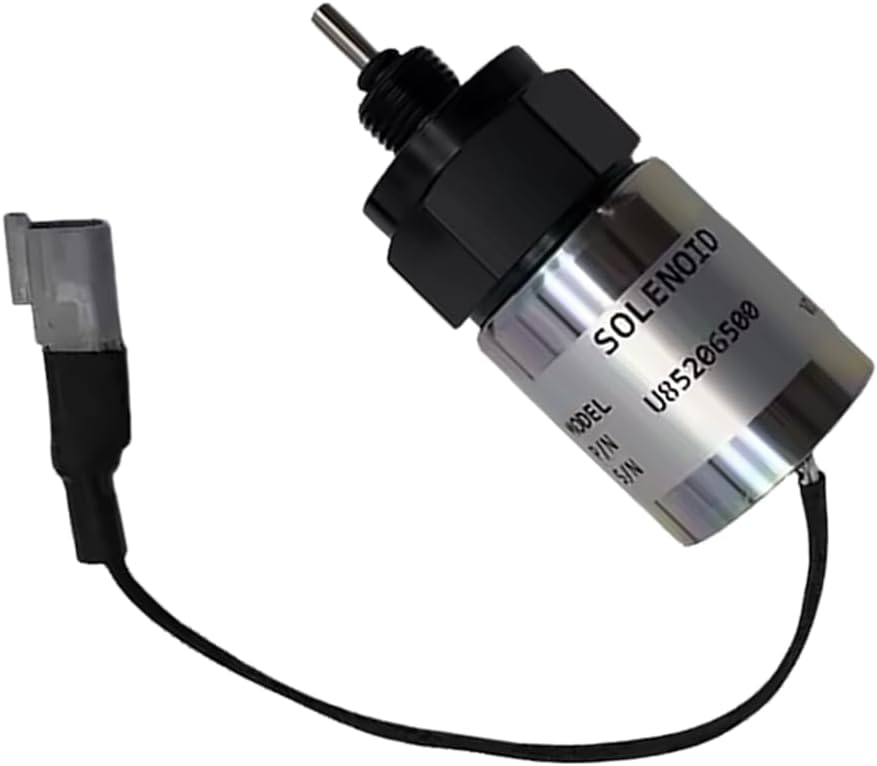 Throttle Solenoid 12V U85206500 Suitable for Perkins 400 Series Engine 403D-15 404D-22 404D-22T 404D-22TA 404F-22
