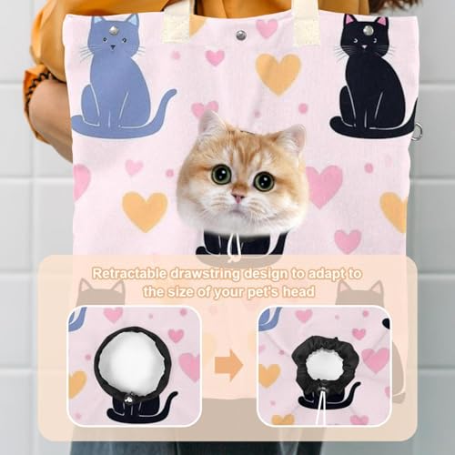 Bolsa de hombro para mascotas para viajar junto a tus lindos gatos 4