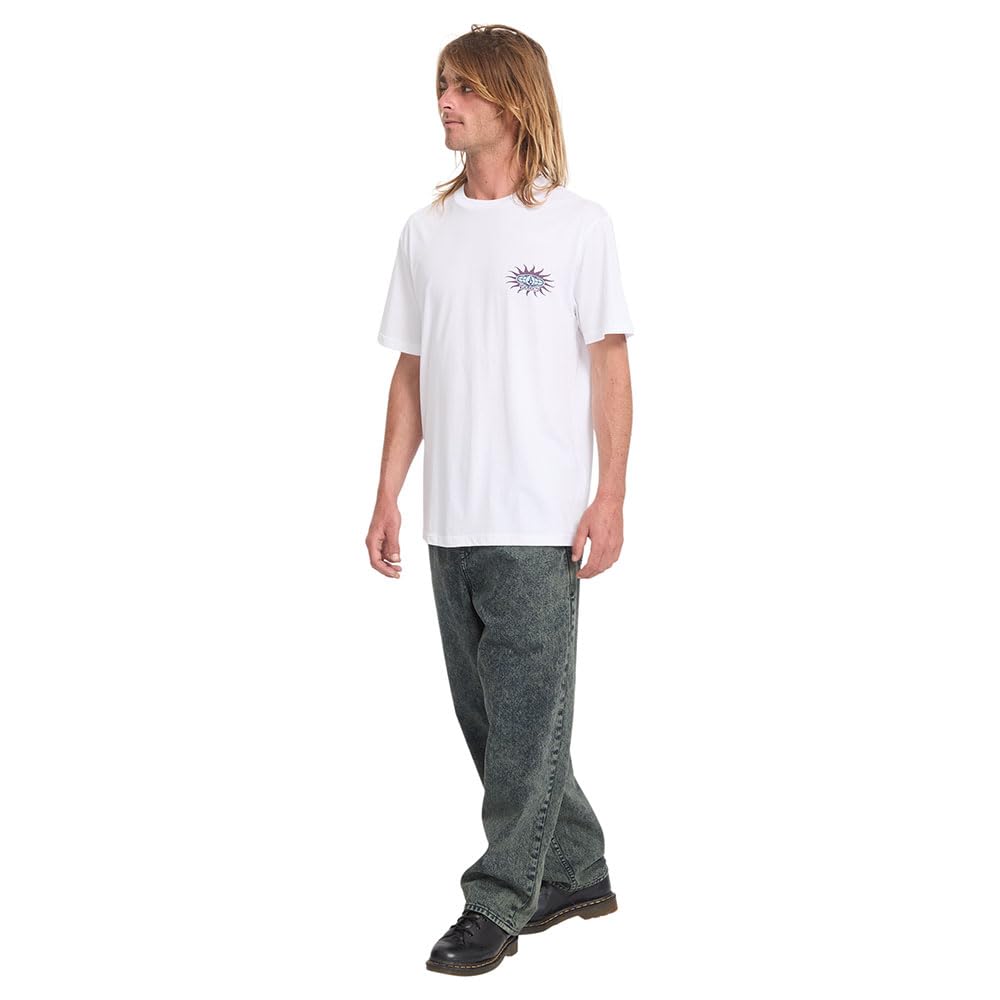 Volcom Camiseta De Manga Corta Sunlog Basic L